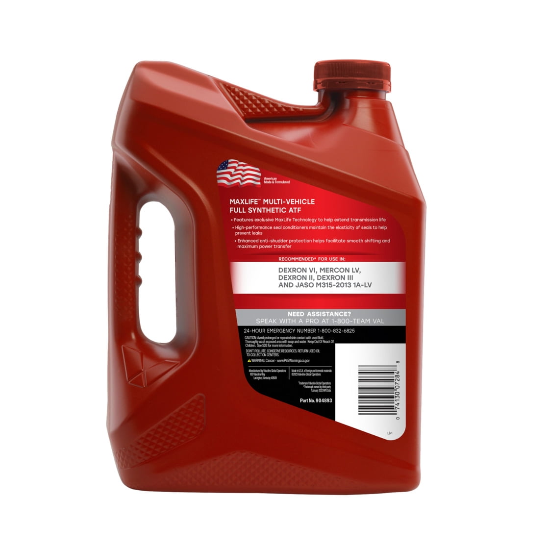(2 pack) Valvoline MaxLife Multi-Vehicle Full Synthetic Automatic Transmission Fluid 1 GA