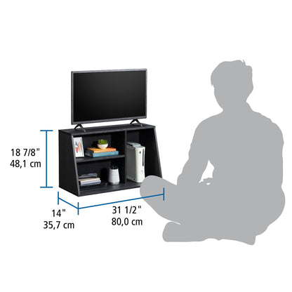Mainstays Gamer TV Stand Console for TVs up to 32 in, Black Finish
