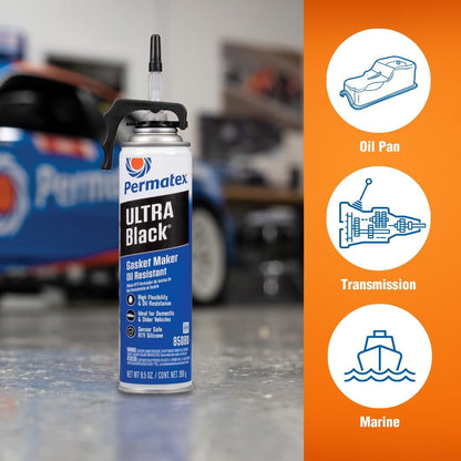 Permatex Ultra Black® Maximum Oil Resistance RTV Silicone Gasket Maker 9.5 oz - 85080