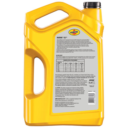 Pennzoil Marine XLF Extended Life Formula Engine Oil, 1 Gallon