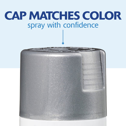 (6 pack) Aluminum, Rust-Oleum American Accents 2X Ultra Cover Metallic Spray Paint-327907, 12 oz
