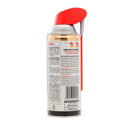 (6 pack) 3-IN-ONE Professional Garage Door Lubricant Smart Straw Sprays 2 Ways, 11 oz