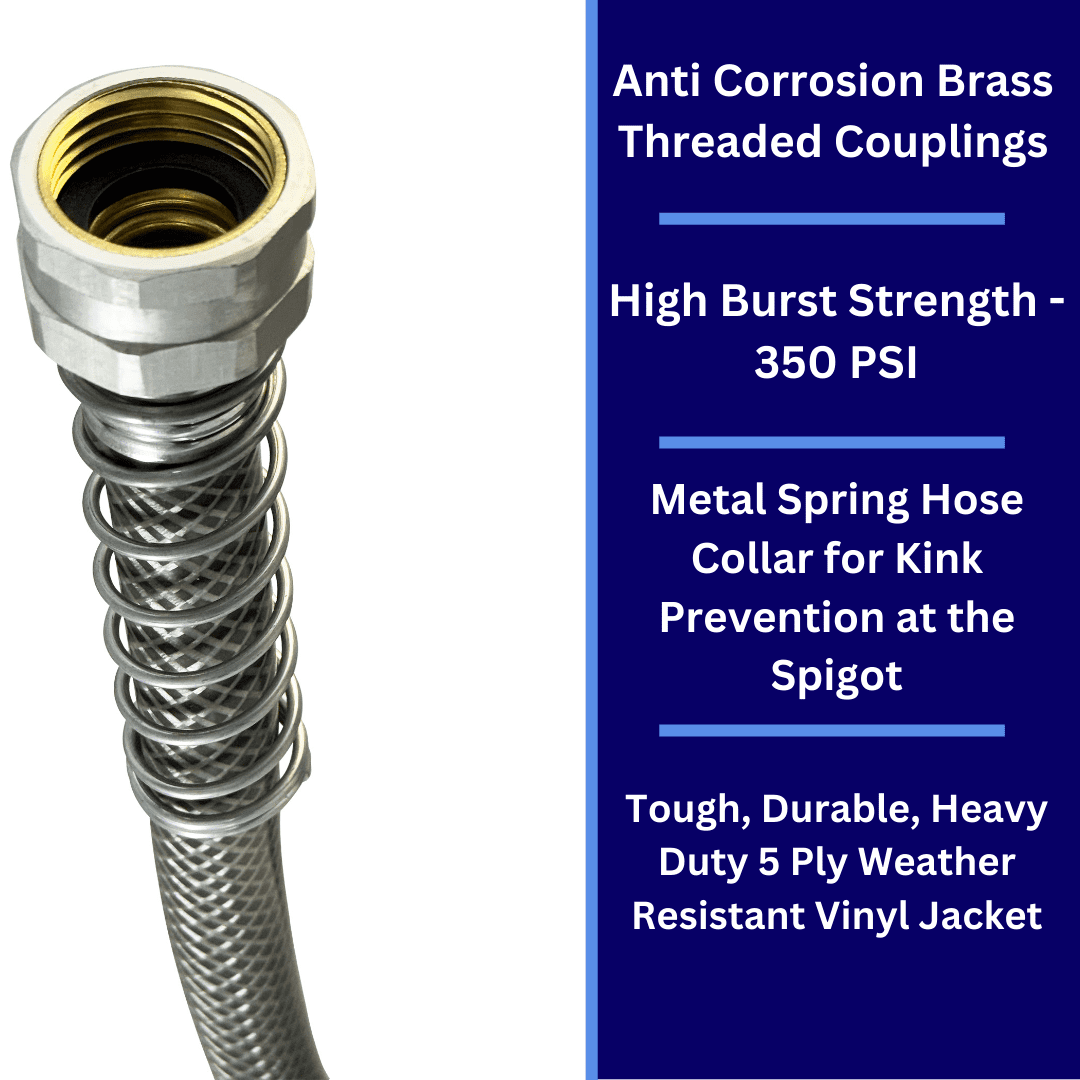 Expert Gardener 5/8 in x 100 ft Heavy Duty Garden Hose