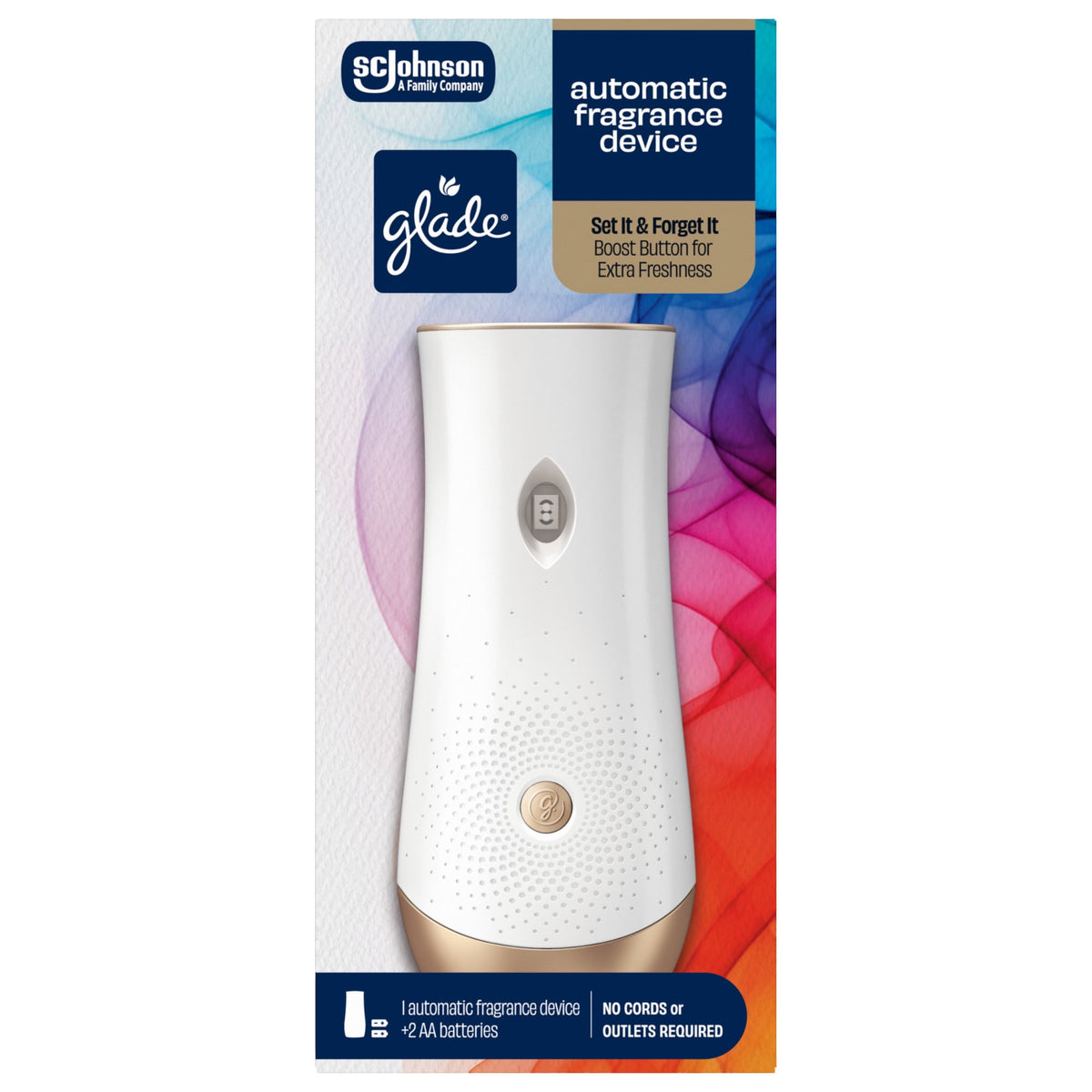 (4 pack) Glade Automatic Spray Holder, Battery-Operated Air Freshener, 10.2 oz