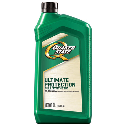 (5 pack) Quaker State Ultimate Protection Full Synthetic 5W-30 Motor Oil, 1 Quart