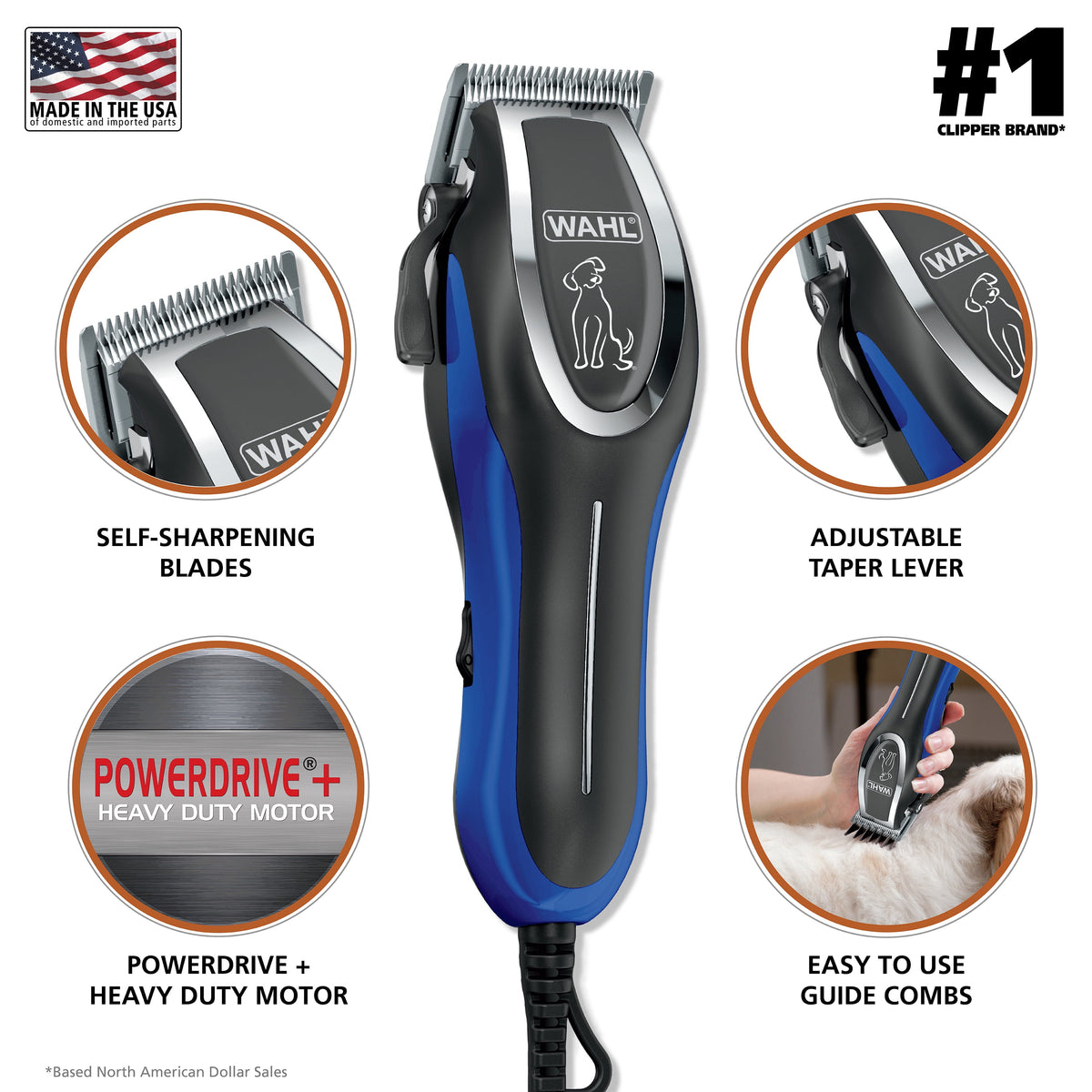 Wahl Pet Pro + Corded Complete Pet Clipper Kit for Dogs - 3023915